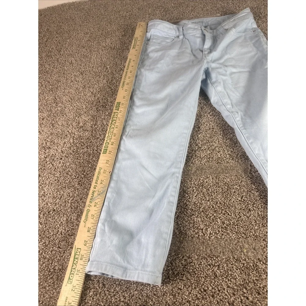 Michael Kors Blue Izzy Cropped Skinny Denim Jeans‎ size 4
